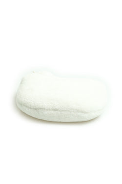 Image of Shearling mini-tas voor dames, wit